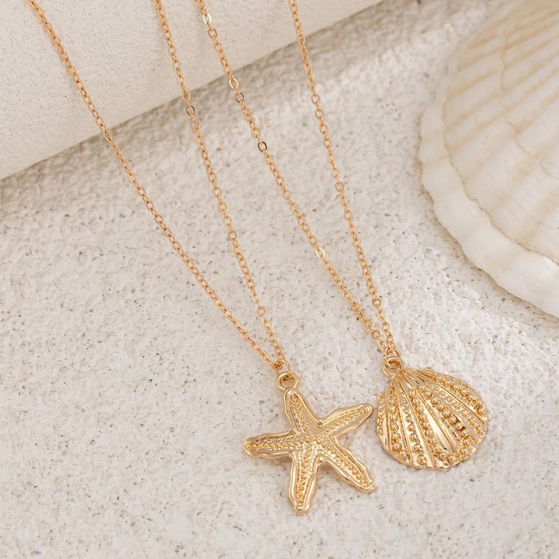 BOOSTIQ Pearl Starfish Belt Chain for Women Mermaid Starfish Seashell Waist Chain Summer Hawaiian Waist Chains Beach Jewelry Mermaid Costume Accessories Halloween Pirate Jewelry - Image 5